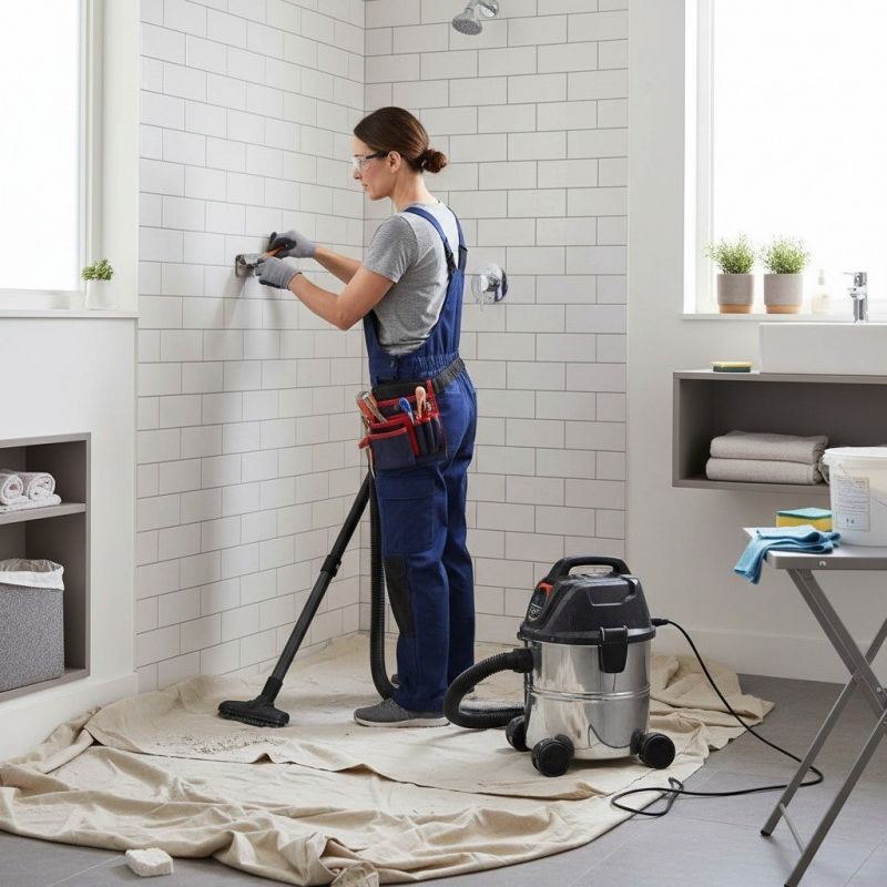 Ceiling And Wall Tile Cleaning For Kitchens And Bathrooms
